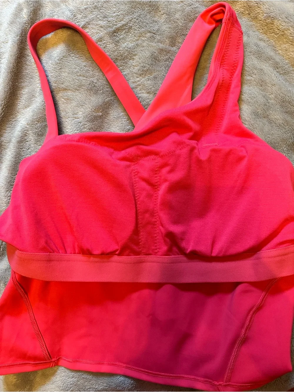 Lululemon Everlux Asymmetrical Tennis Tank Top